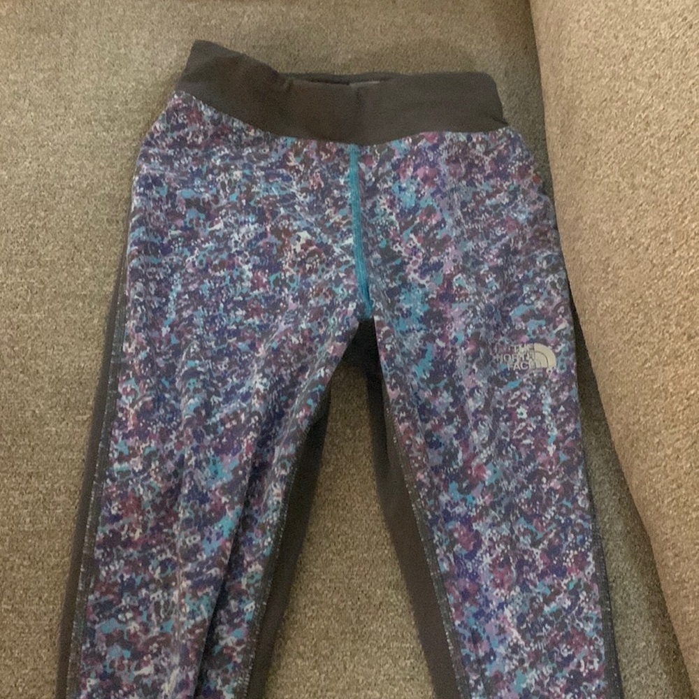 reverse-able North face leggings